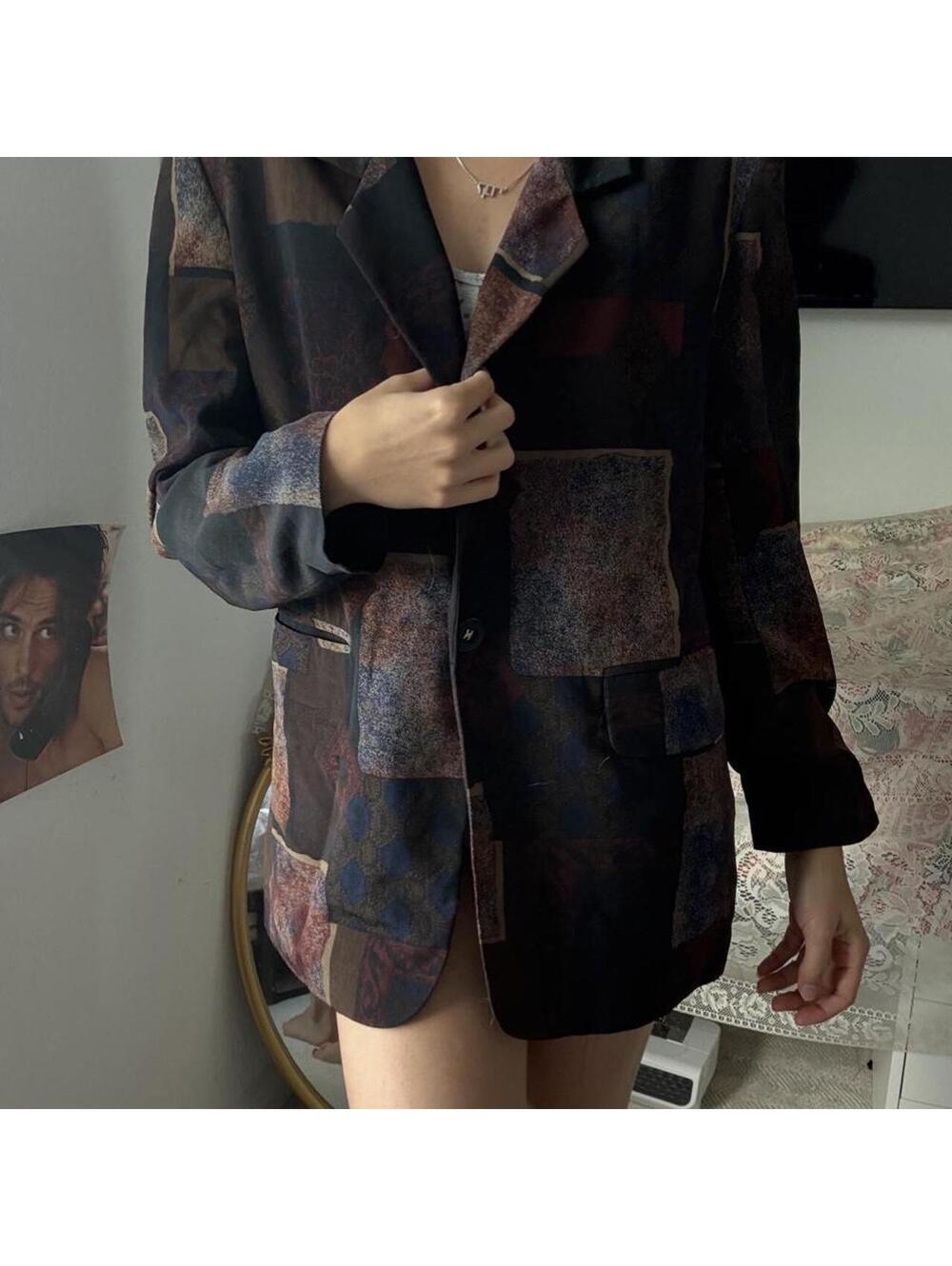 Unbranded Women's Multi and Brown Jacket